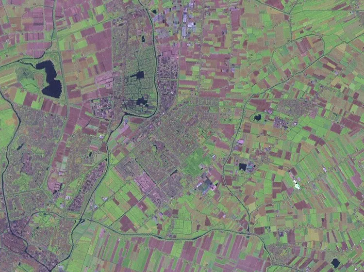 Satellietfoto Heerhugowaard